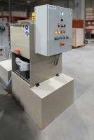 SW100 reactor for the treatment of gluing machine rinse water 