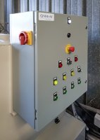 SW100 wastewater treatment station control panel