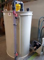 Wastewater tank with agitator - 1000L