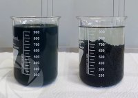 Washing water for screen printing machines