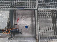 Washing water storage tank