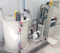 Treatment of the wastewater of an agricultural company