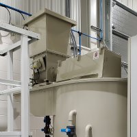 Flocculant reagent dispenser