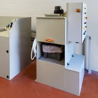 SW100 microstation to treat paint wash water