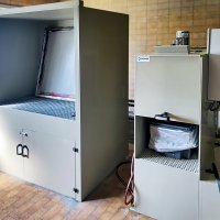Screen printing wastewater treatment unit