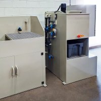 SW100 station for washing water treatment of gluing machine