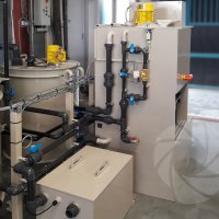 Automotive industry parts manufacturer wastewater treatment and recycling with a SW100 station