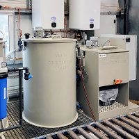 Waste water tank for SW100 station