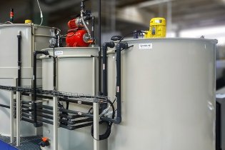 Wastewater and treated water storage tanks