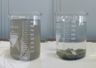 Treatment of industrial laundry wastewater
