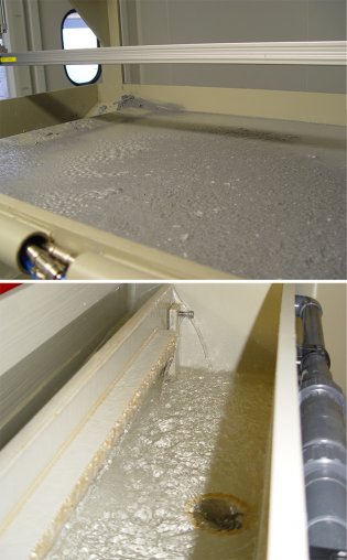 Sludge coagulation and scrapping
