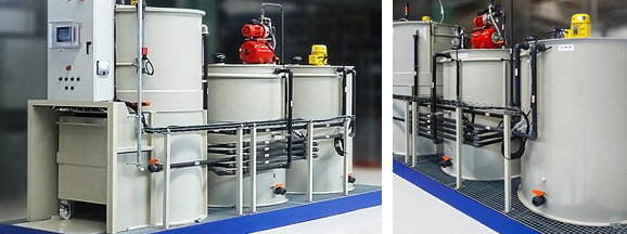 NISKAE completed the installation of a wastewater treatment and recycling station related to the high-pressure washing process.